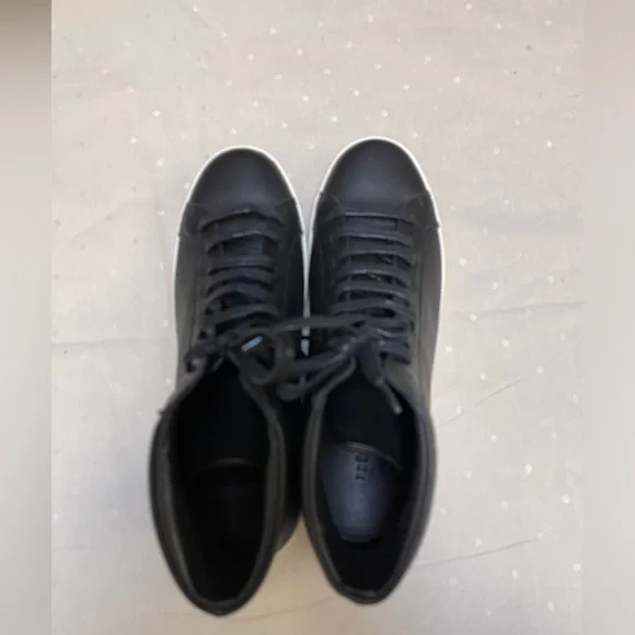 FREDA SALVADOR Sal Women's Lace Up High Top Leather Sneakers Black Size 8 NWOT - Picture 8 of 8